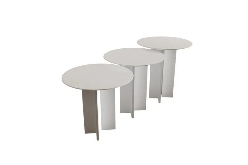 Soffbordssats Glenure Vit, Vit