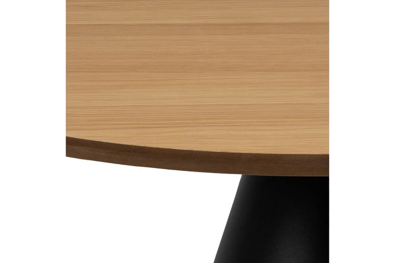 Soli Ø65 cm Runt Soffbord i Trä med Konformad Fot - Beige - Möbler - Bord & matgrupper - Soffbord