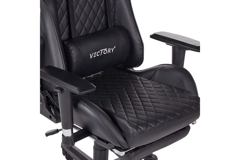 Gamingstol Victory Svart/Vit - Svart/Vit - Möbler - Stolar & fåtöljer - Gamingstol