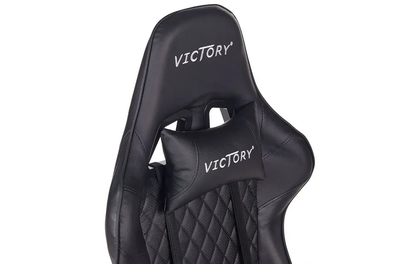 Gamingstol Victory Svart/Vit - Svart/Vit - Möbler - Stolar & fåtöljer - Gamingstol