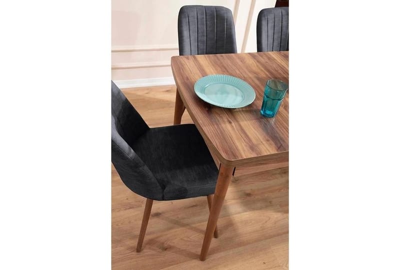 Teral Matgrupp Förlängningsbar 130-170 cm med 4 Stolar - Möbler - Bord & matgrupper - Matgrupper