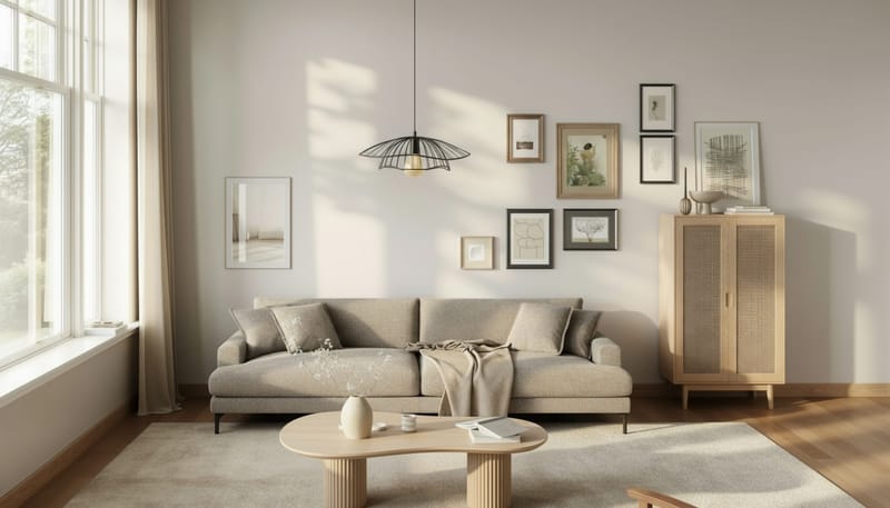 Uppveda Asymmetriskt Soffbord 130x70 cm med Travertinutseende - Beige - Möbler - Bord & matgrupper - Soffbord