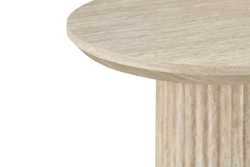 Uppveda Asymmetriskt Soffbord 130x70 cm med Travertinutseende - Beige - Möbler - Bord & matgrupper - Soffbord