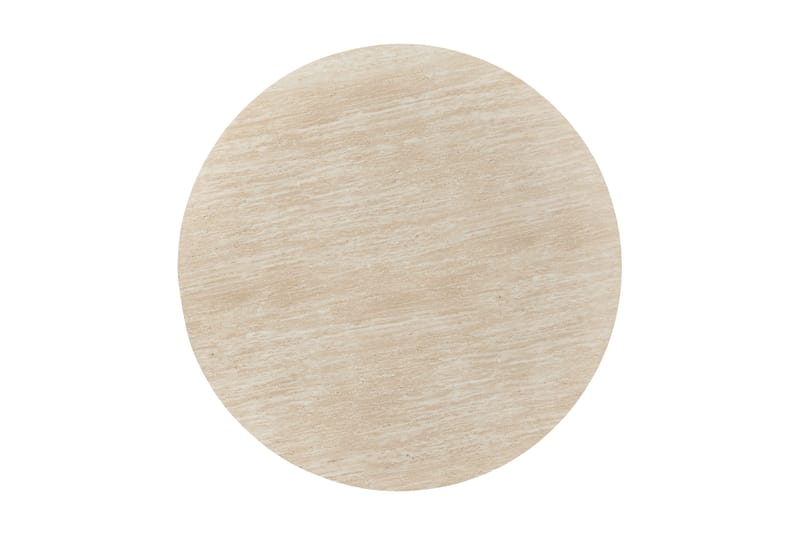 Uppveda Runt Matbord 120 cm med Travertinutseende - Beige - Möbler - Bord & matgrupper - Matbord & köksbord