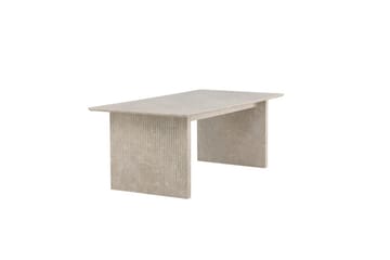 Vail Stort Rektangulärt Matbord 200 cm med Trä- och Ekutseende - Beige - Möbler - Bord & matgrupper - Matbord & köksbord