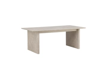 Vail Stort Rektangulärt Matbord 200 cm med Trä- och Ekutseende - Beige - Möbler - Bord & matgrupper - Matbord & köksbord