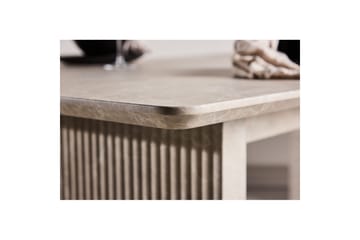 Vail Stort Rektangulärt Matbord 200 cm med Trä- och Ekutseende - Beige - Möbler - Bord & matgrupper - Matbord & köksbord