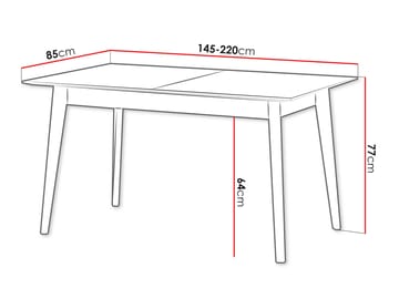 Valden Matbord 85x77 cm - Ljus ek - Möbler - Bord & matgrupper - Matbord & köksbord