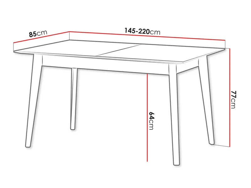 Valden Matbord 85x77 cm - Ljus ek - Möbler - Bord & matgrupper - Matbord & köksbord