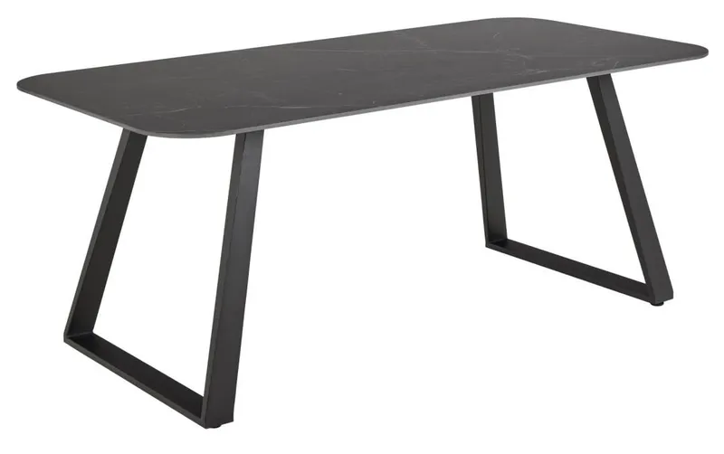 Valricus Matbord 180 cm Rektangulär - Svart - Möbler - Bord & matgrupper - Matbord & köksbord
