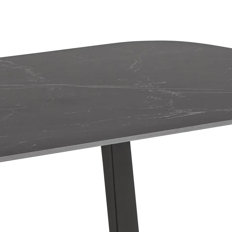 Valricus Matbord 180 cm Rektangulär - Svart - Möbler - Bord & matgrupper - Matbord & köksbord