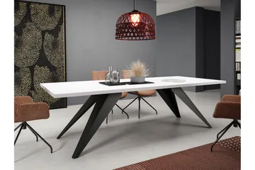 Vento Matbord 240 cm - Svart/Vit - Möbler - Bord & matgrupper - Matbord & köksbord