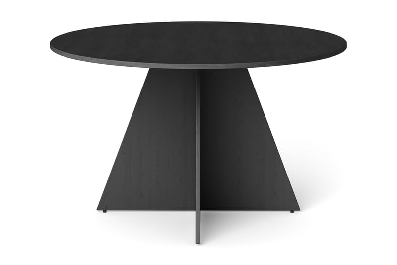 Vera Runt Matbord ø130 cm Fanér - Svart - Möbler - Bord & matgrupper - Matbord & köksbord