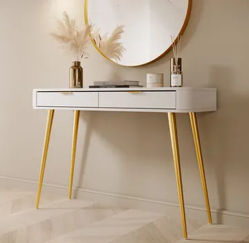 Walia Sminkbord 113 cm - Vit - Möbler - Bord & matgrupper - Sminkbord & toalettbord