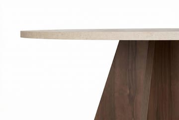 Zalen Matbord 120x75x120 cm - Travertine Walnut - Möbler - Bord & matgrupper - Matbord & köksbord