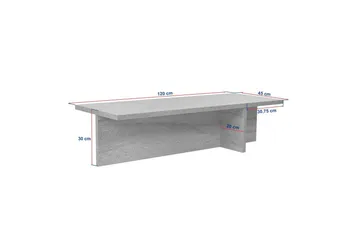 Zephral Soffbord 120 cm - Brun - Möbler - Bord & matgrupper - Soffbord