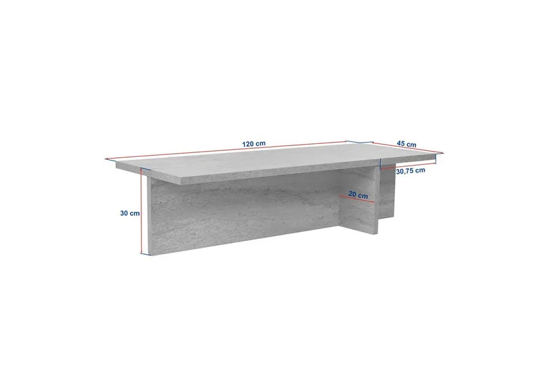 Zephral Soffbord 120 cm - Brun - Möbler - Bord & matgrupper - Soffbord