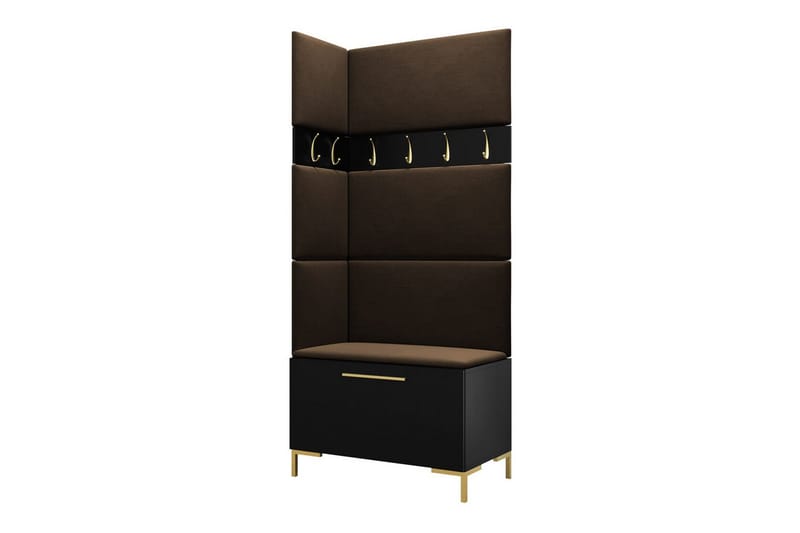 Dunvegan Hallmöbelset 84x46 cm - Svart - Möbler - Hallmöbler - Möbelset för hall & entre