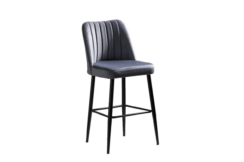 Huddy Bargrupp 49 cm - Grå/Svart - Möbler - Stolar & fåtöljer - Barstol & barpall