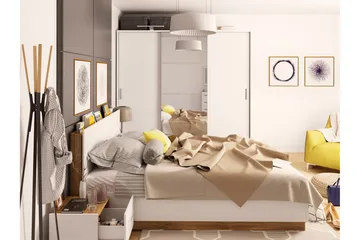 Dentrona Möbelset För Sovrum - Vit/Beige - Möbler - Möbelset - Möbelset för sovrum