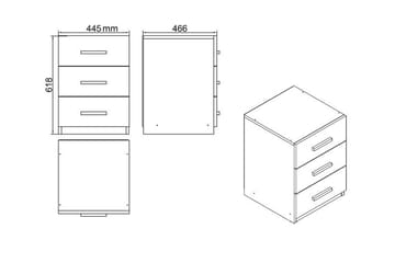 Belloch Möbelset Kontor - Vit - Möbler - Möbelset - Möbelset för kontor