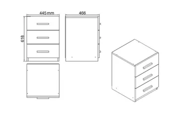 Benich Möbelset Kontor - Teak/Antracit - Möbler - Möbelset - Möbelset för kontor