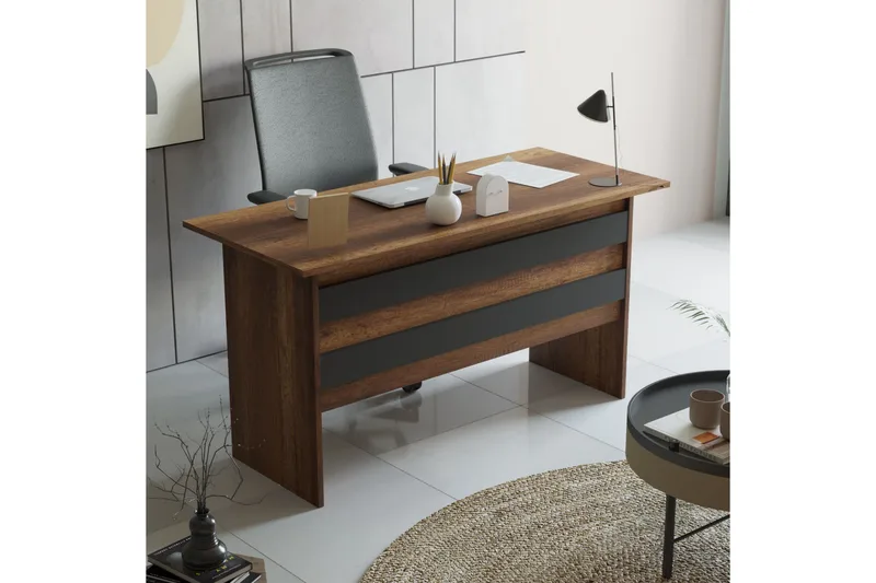 Oitver Möbelset Kontor - Teak/Antracit - Möbler - Möbelset - Möbelset för kontor