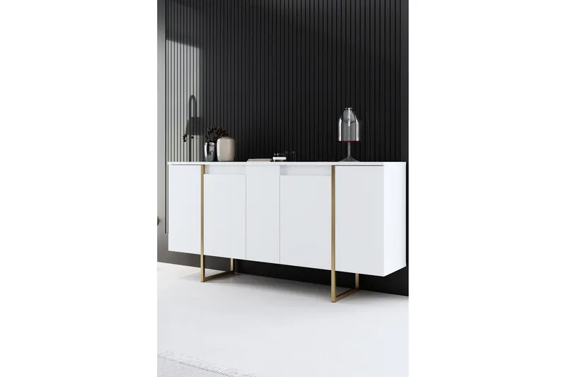 Luxe Möbelset För Vardagsrum - Vit - Möbler - Möbelset - Möbelset för vardagsrum