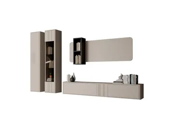 Zalricus Möbelset För Vardagsrum - Beige - Möbler - Möbelset - Möbelset för vardagsrum