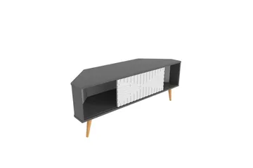 Abbas Tv-bänk 140 cm - Antracit/Vit - Möbler - Tv möbel & mediamöbel - TV bänk & mediabänk