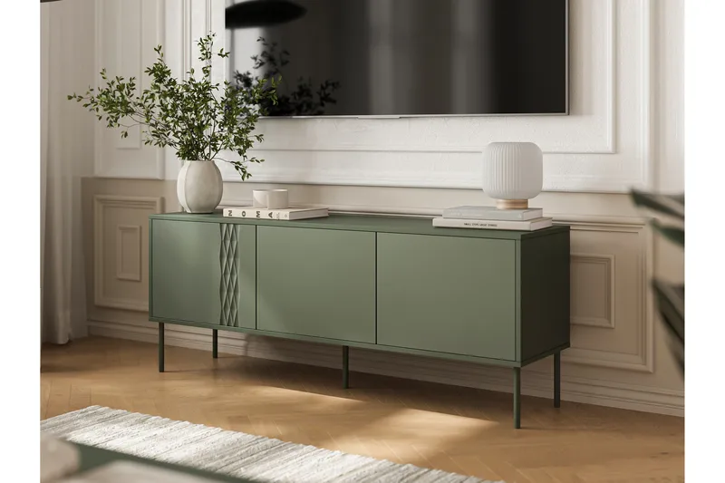 Akiko Tv-bänk 150 cm - Grön - Möbler - Tv möbel & mediamöbel - TV bänk & mediabänk