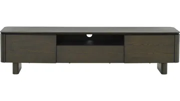 ALDON Golvstående TV Bänk 180 cm med Förvaring i Ek - Brun - Möbler - Tv möbel & mediamöbel - TV bänk & mediabänk