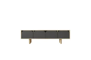 Arvo Tv-bänk 180x30 cm - Brun/Antracit - Möbler - Tv möbel & mediamöbel - TV bänk & mediabänk