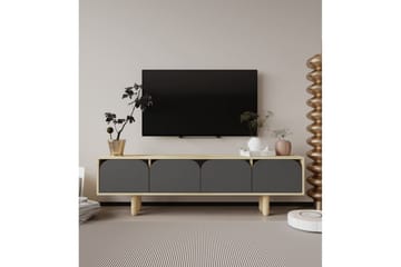 Arvo Tv-bänk 180x30 cm - Brun/Antracit - Möbler - Tv möbel & mediamöbel - TV bänk & mediabänk