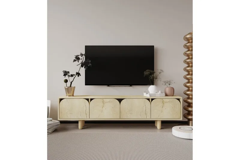 Arvo Tv-stativ 180x30 cm - Brun - Möbler - Tv möbel & mediamöbel - TV bänk & mediabänk