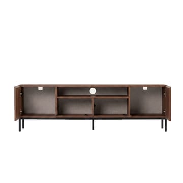 Arvold TV-bänk 160x50x35 cm - Milano Walnut och svart - Möbler - Tv möbel & mediamöbel - TV bänk & mediabänk