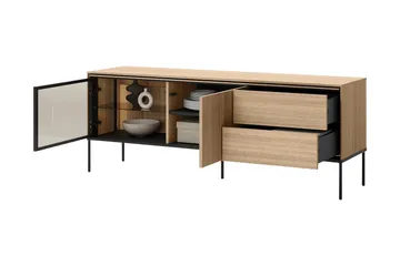 Basici Tv-bänk 167x41 cm - Brun - Möbler - Tv möbel & mediamöbel - TV bänk & mediabänk