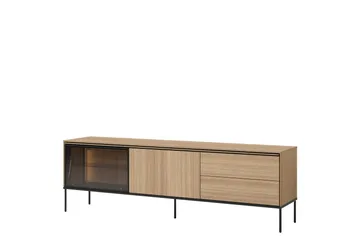 Basici Tv-bänk 197x41 cm - Grå/Grön - Möbler - Tv möbel & mediamöbel - TV bänk & mediabänk