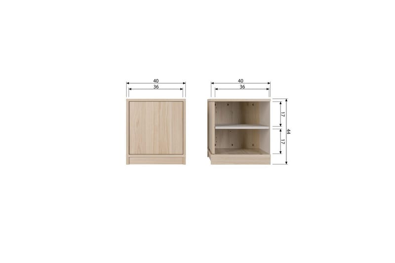Basmodul Modulär - 44x40x40 cm - Förvaring - Skåp - Förvaringsskåp