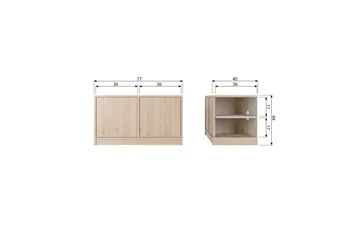 Basmodul Modulär - 44x77x40 cm - Förvaring - Skåp - Förvaringsskåp