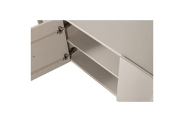 Basu Golvstående Tv Bänk 152 cm med Förvaring i Ljust Trä - Beige - Möbler - Tv möbel & mediamöbel - TV bänk & mediabänk