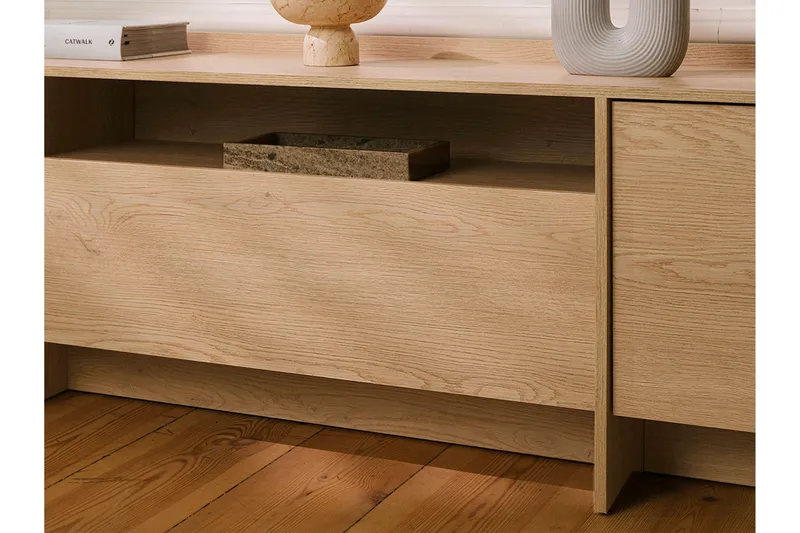 Bellia Tv-skåp 197x38 cm - Grå - Möbler - Tv möbel & mediamöbel - TV bänk & mediabänk