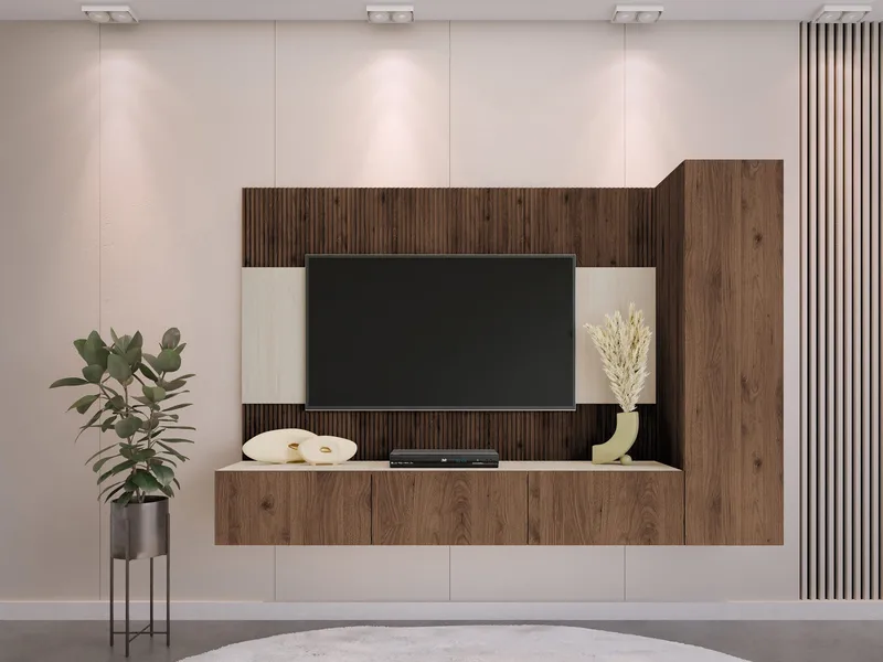Bernice Tv-skåp 220 cm - brun - Möbler - Tv möbel & mediamöbel - TV-möbelset