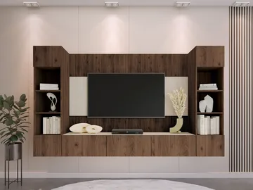 Bernice Tv-skåp 260 cm - brun - Möbler - Tv möbel & mediamöbel - TV-möbelset