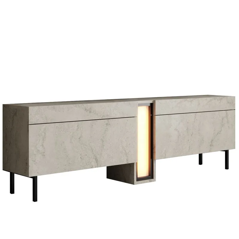 Berriaren TV-bänk 180 cm - Travertin - Möbler - Tv möbel & mediamöbel - TV bänk & mediabänk