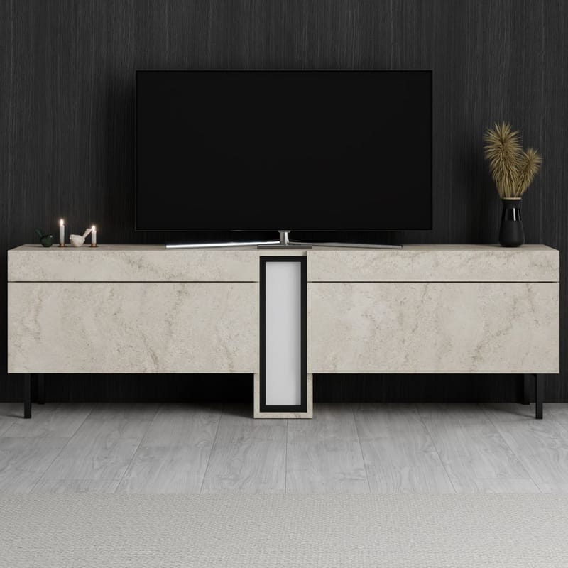 Berriaren TV-bänk 180 cm - Travertin - Möbler - Tv möbel & mediamöbel - TV bänk & mediabänk