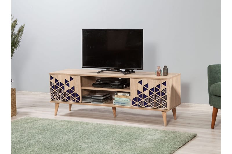 Brokind TV-Bänk 140 cm - Brun - Möbler - Tv möbel & mediamöbel - TV bänk & mediabänk