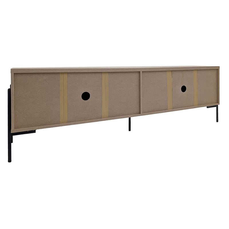Charlene Tv-bänk 175 cm - Naturfärgad fiskbensek / naturek - Möbler - Tv möbel & mediamöbel - TV bänk & mediabänk