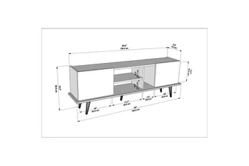 Corvo Tv-bänk 154,4 cm - Ek - Möbler - Tv möbel & mediamöbel - TV bänk & mediabänk