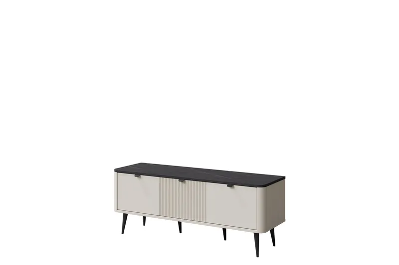Cucina Tv-skåp 130x40 cm - Beige/Grå - Möbler - Tv möbel & mediamöbel - TV bänk & mediabänk